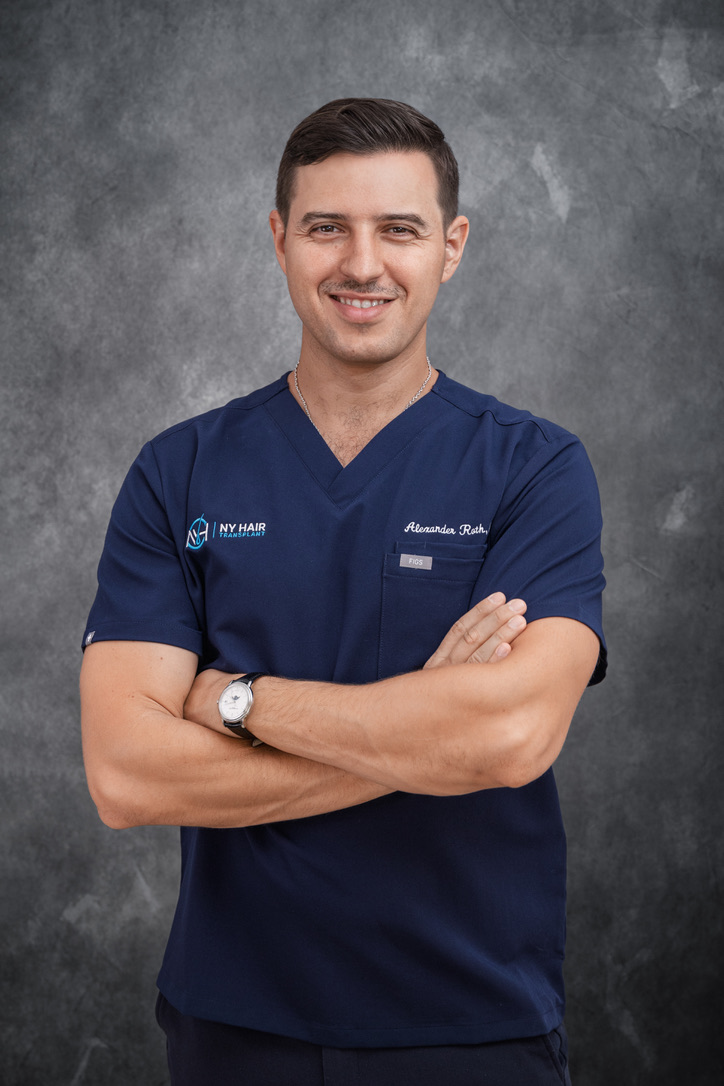 Dr. Alexander Roth, MD, hair transplant surgeon at New York Hair Transplant on the Upper East Side, Manhattan